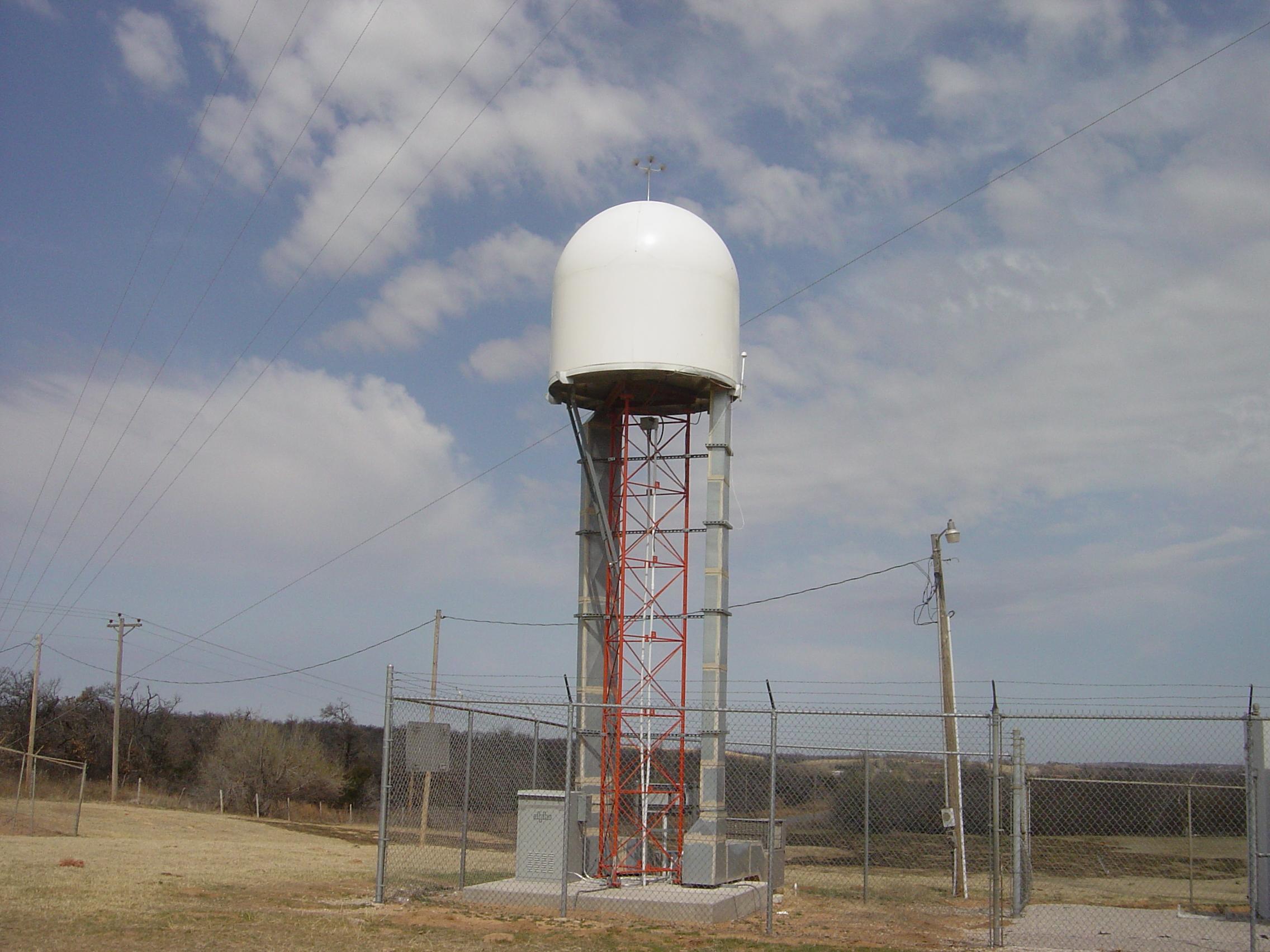Radar Installation in Oklahoma
